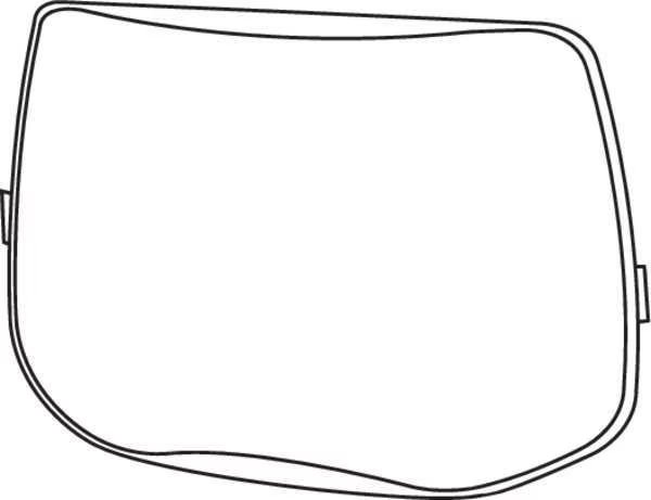Outside Protec Plate, 4x6In, Clr, PK10, 3M Speedglas, Mfr#: 06-0200-52