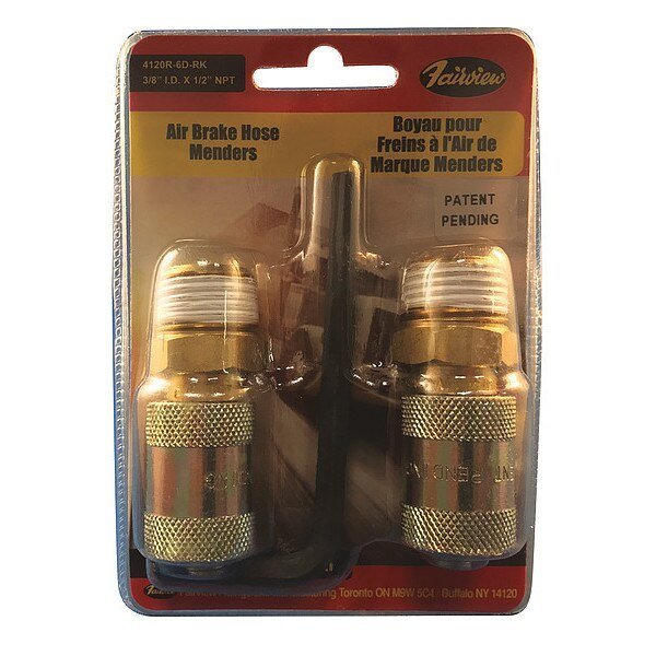 Hose Mender Kit, Brass, Tramec Sloan, Mfr#: 4120R-6D-RK