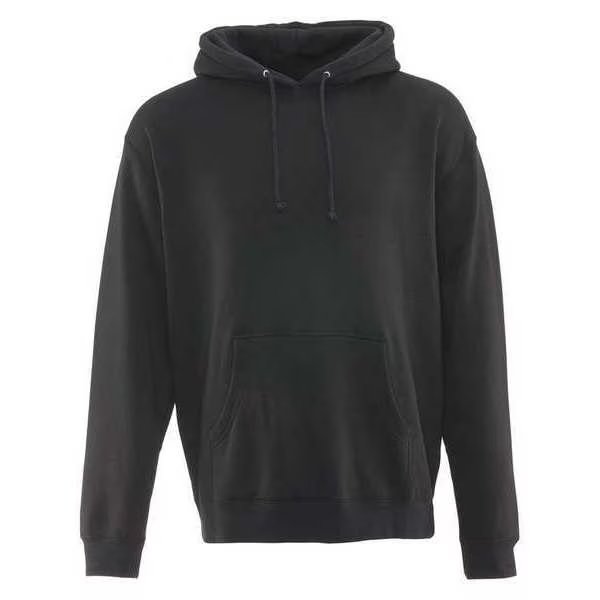 Sweatshirt Hoodie Black Medium, Refrigiwear, Mfr#: 0486RBLKMED