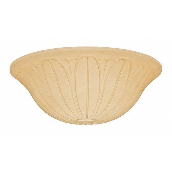 Glass Bowl, Tropical Leaf, Toffee, Casablanca, Mfr#: 99063