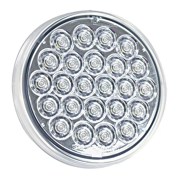 4 Inch Clear Round Backup Light with 24 LEDs (Sold in Multiples of 10), Buyers Products, Mfr#: 5624325