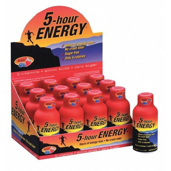 Drink, 5 Hour Energy, Berry, PK12, 5 Hour Energy, Mfr#: 500181