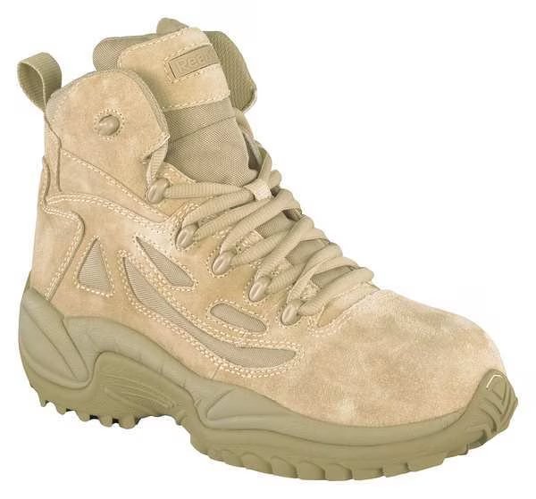 Military Boots, 6in, 11M, Desert Tan, PR, Reebok, Mfr#: RB8694