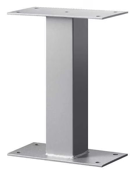 Standard Pedestal, Silver, Powder Coated, Bolt, Mail Package Drop, Salsbury Industries, Mfr#: 4395SLV