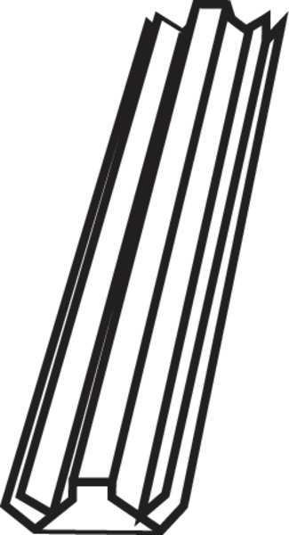 Deco Leg, Rubbermaid Commercial, Mfr#: FG3970L5SBLE