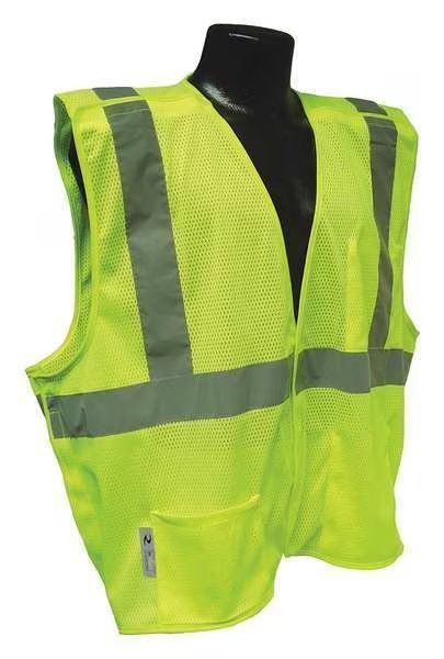 Medium High Visibility Vest, Silver, Radians, Mfr#: SV4GMM