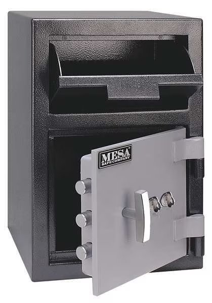 Depository Safe, with Key Lock 86 lb, 1 cu ft, 12 ga Steel, Mesa Safe Co, Mfr#: MFL2014K