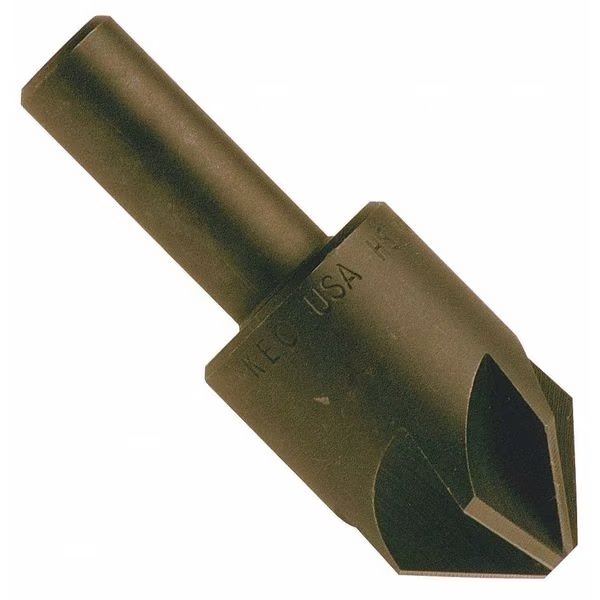 Drill/Countersink, 6FL, 60 deg, 1-3/4in, HSS, Keo, Mfr#: 55014