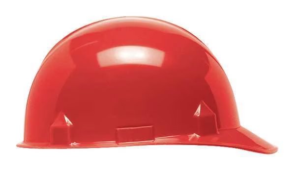 Front Brim Hard Hat, Type 1, Class E, Ratchet (4-Point), Red, Jackson Safety, Mfr#: 14841
