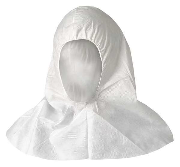 Breath Parti Hood SergSeam Elast FaceSeal Univ WHT 100/Cs, Kleenguard, Mfr#: 36890