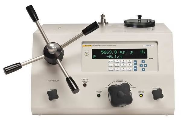 Electronic Deadweight Tester, 20,000 psi, Fluke, Mfr#: 6532-140M