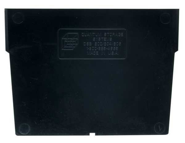 Plastic Divider, Black, 5 1/2 in L, 1/2 in W, 7 1/2 in H, 50 PK, Quantum Storage Systems, Mfr#: DSB802/804/806