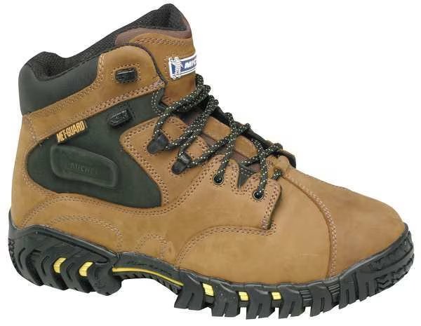 Size 9 Men's 6 in Work Boot Steel 6-Inch Work Boot, Brown, Michelin, Mfr#: XPX763