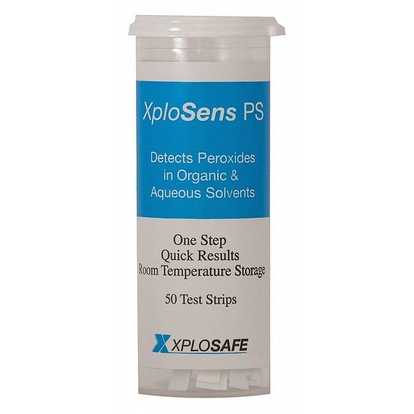 Peroxide Detection Test Strips, PK50, Xplosens, Mfr#: 3003