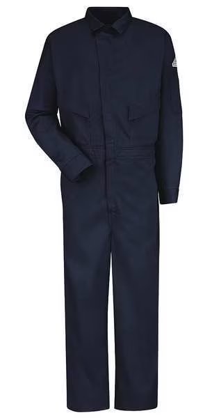 Flame-Resistant Coverall, Navy, 50 In, Vf Imagewear, Mfr#: CLD4NV RG 50