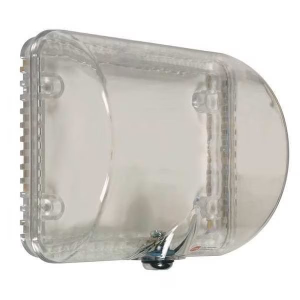 Surface Mount Clear Poly Thermostat Cover, Small With Key Lock 4-5/8
