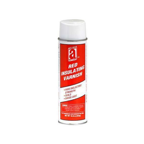 Insulating Varnish, 16 oz, Translucent Red, Anti-Seize Technology, Mfr#: 17214