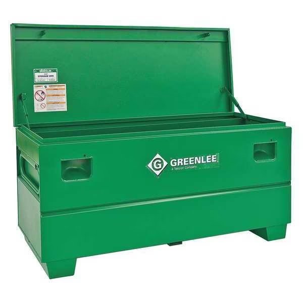 Storage Box, Green, 32 in W x 19 in D x 14 in H, Greenlee, Mfr#: 1332