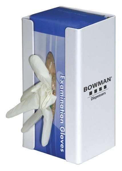 Glove Box Dispenser, White, (1) Box, Bowman Dispensers, Mfr#: GC-018