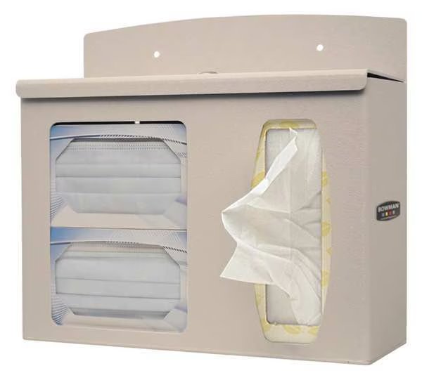 Respiratory Hygiene Station, 12-5/8inH, Bowman Dispensers, Mfr#: RS002-0212