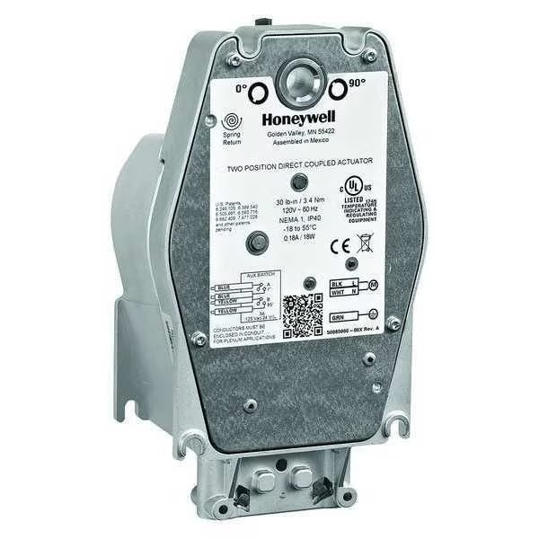 Electric Actuator, 30 in.-lb., 3 SPDT, Honeywell, Mfr#: MS8104F1010/U