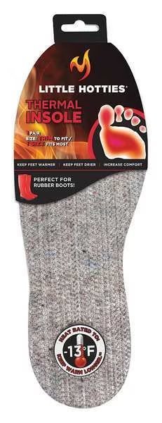 Thermal Insole, 13 in. L x 4-1/4 in. W, PR, Little Hotties, Mfr#: 07216