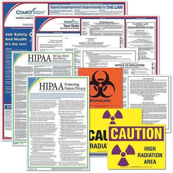 Labor Law Poster, Healthcare Labor Law, SD, Complyright, Mfr#: EHSDU