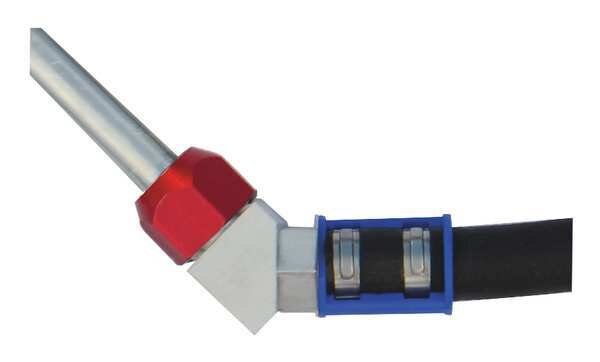 Connector 45 deg., 3/8in Tube to #6 Hose, Airsept, Mfr#: 76712