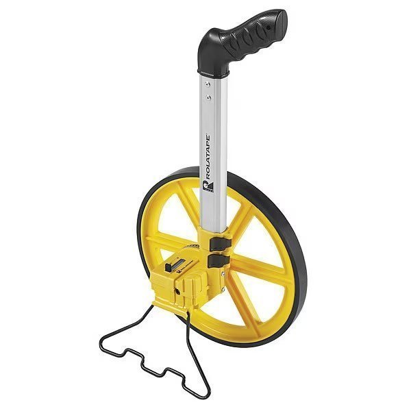 Measuring Wheel, Single, 2.5 ft., Yellow, Rolatape, Mfr#: RT300