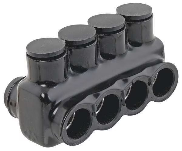 Insulated Multitap Connector, 1.57 In. W, Polaris, Mfr#: IPLD600-4B