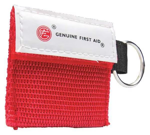 CPR Face Shield, Nylon, Components 2, Genuine First Aid, Mfr#: 9999-2401