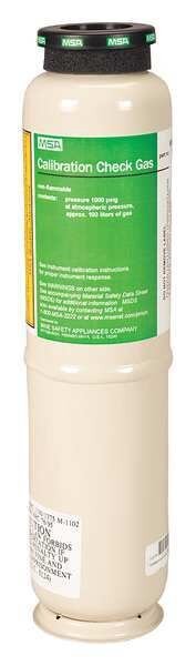 Calibration Gas, 100L, Oxygen, Msa Safety, Mfr#: 479857