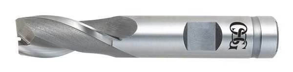 HSS End Mill, 1/4in.dia., 1/2in.Cut L, Osg, Mfr#: 5200305