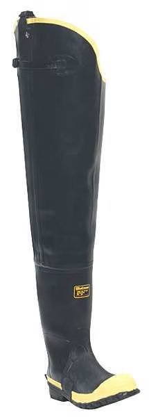 Size 12 Men's Steel Hip Wader, Black, Lacrosse, Mfr#: 109050