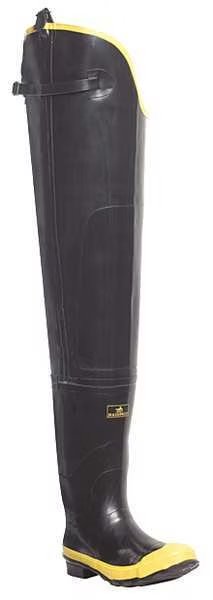 Size 11 Men's Steel Hip Wader, Black, Lacrosse, Mfr#: 24009091
