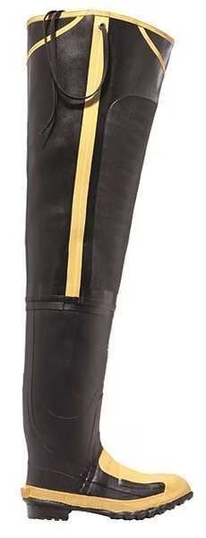 Size 9 Men's Steel Hip Wader, Black, Lacrosse, Mfr#: 24509099