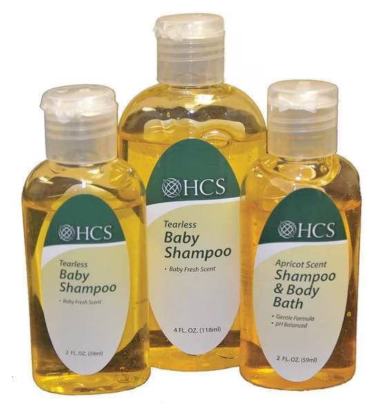 Tearless Baby Shampoo, 2 oz., Liquid, PK96, Hcs, Mfr#: HCS0072-2