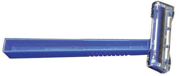 Economy Razor, Blue, Twin Blade, PK2000, Hcs, Mfr#: HCS0063