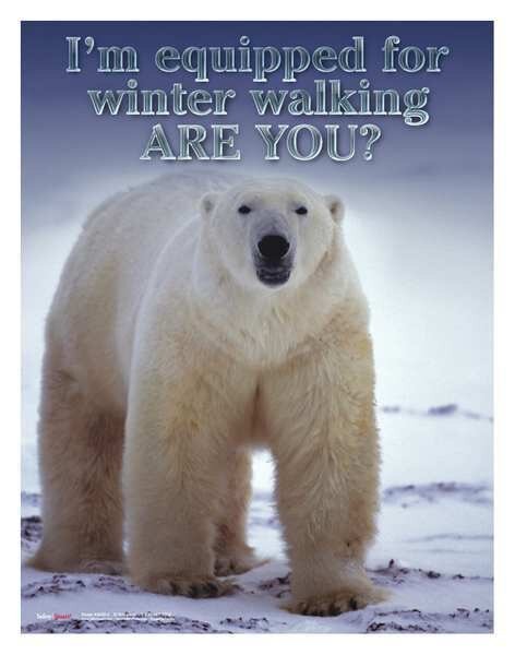 Safety Poster, Im Equipped For Winter, ENG, Safetyposter.Com, Mfr#: P4649