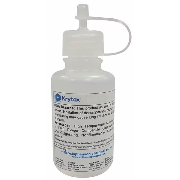 Aerospace Oil, 143 AC, Dropper Bottle, 4 Oz., Krytox, Mfr#: 143 AC