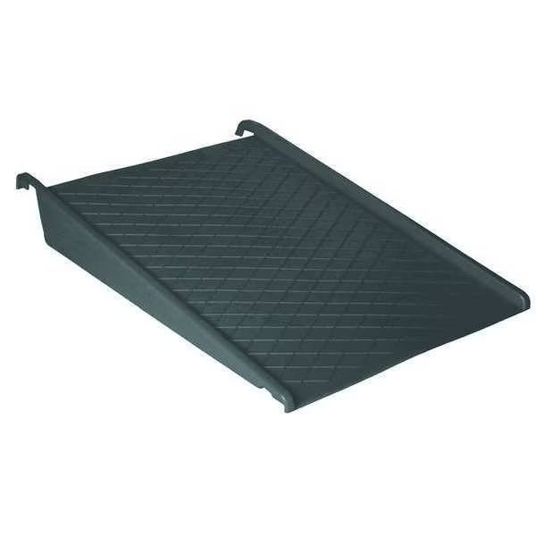 Spill Containment Ramp, w/o Drain, PE, Blk, Eagle Mfg, Mfr#: 1689B