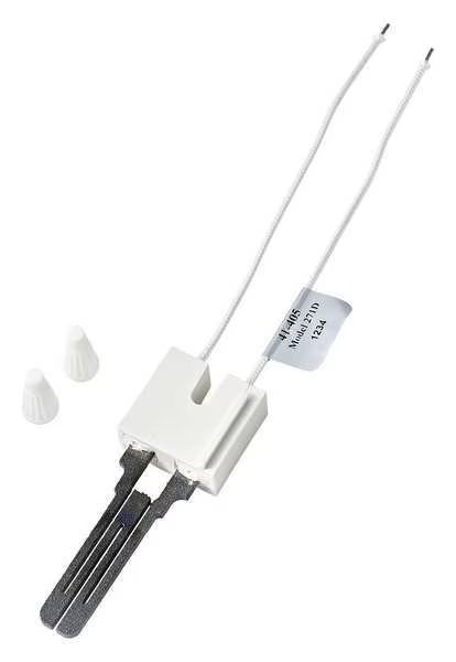 Hot Surface igniter, LP/NG, 120V AC, 5 1/4 in L., Silicon Carbide, Robertshaw, Mfr#: 41-405