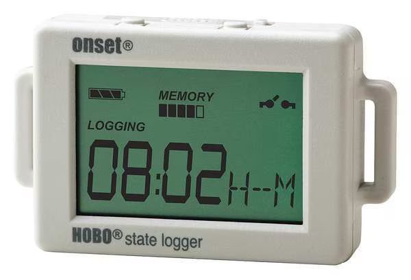 Data Logger, State, 128 KB, Hobo, Mfr#: UX90-001