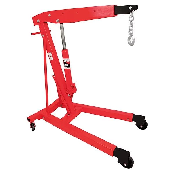 Engine Crane, Load Capacity 3 ton, Steel, American Forge & Foundry, Mfr#: 3584
