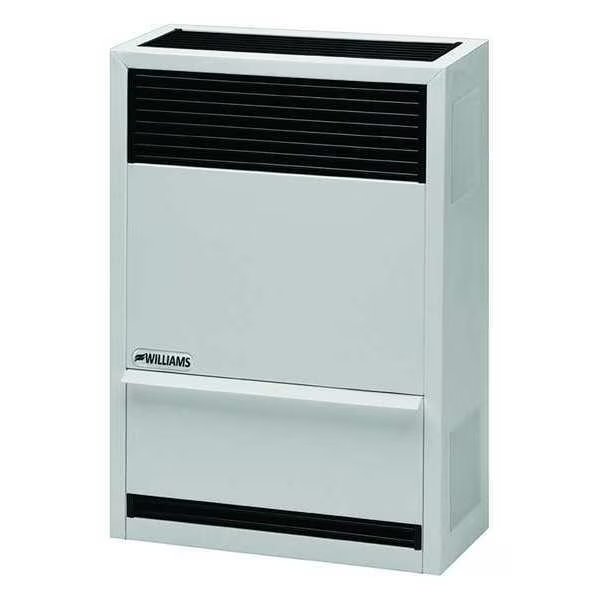Surface-Mount Gas Wall Heater, Propane, Direct Vent Vent Type, Gravity Convection, Williams Comfort Products, Mfr#: 1403821