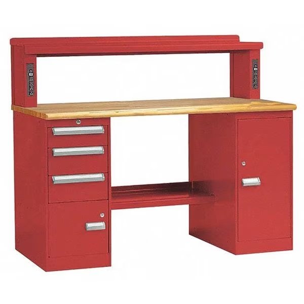 Equiptoflex Work Center - Red, Equipto, Mfr#: 389R6W-RD