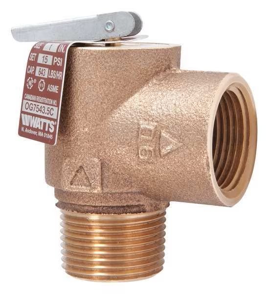 Steam Safety Relief Valve, 3-1/8 in., Watts, Mfr#: 0006277