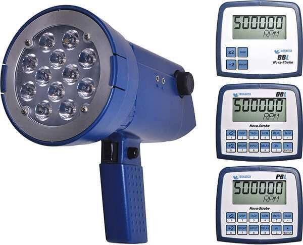 Deluxe Battery LED Strobe, RPM 0-500,000, Monarch, Mfr#: 6231-010