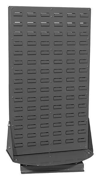 Steel Louvered Bench Rack, 16 in W x 18 in D x 32 in H, Gray, Akro-Mils, Mfr#: 98318GY