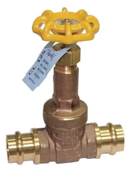 Gate Valve, 3/4 In., Low Lead Bronze, Apollo Valves, Mfr#: 30LF00401PR